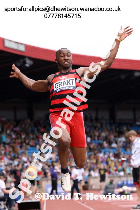 Mens long jump, British Championships, Birmingham. Photo: David T. Hewitson/Sports for All Pics